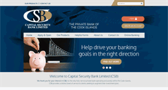 Desktop Screenshot of capitalsecuritybank.com