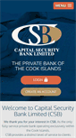 Mobile Screenshot of capitalsecuritybank.com